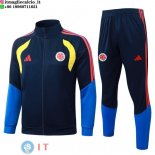 Giacca Full Zip e Pantaloni Allenamento Colombia 2026 Blu Giallo Giacca Full Zip e Pantaloni Allenamento Colombia 2026 Blu Giallo
