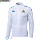 Giacca Lunga Zip Real Madrid 2025/2026 Bianco Blu