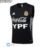 Senza Maniche Maglia Argentina 2026 Nero Bianco