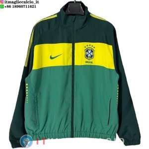 Giacca A Vento Brasile 2026 Giallo Verde