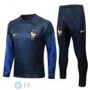 Giacca Bambino Set Completo Francia 2022 Blu II Navy