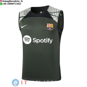 Senza Maniche Maglia Barcellona 2023/2024 Verde