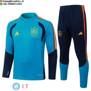 Felpa Da Allenamento Set Completo Spagna 2026 Blu