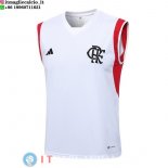 Senza Maniche Maglia Flamengo 2023/2024 Bianco