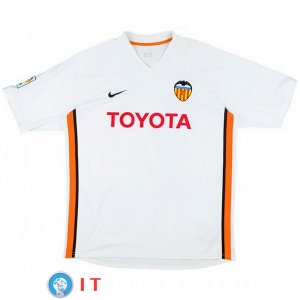 Retro Maglia Originali Valencia CF Prima 2006/2007 Bianco