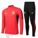 Giacca Bambino Set Completo Flamengo 2022/2023 Rosso