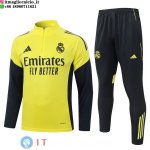 Felpa Da Allenamento Set Completo Real Madrid 25-26 Giallo Nero Felpa Da Allenamento Set Completo Real Madrid 25-26 Giallo Nero