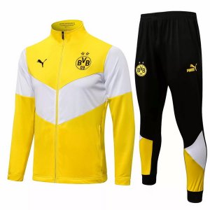 Giacca Set Completo Borussia Dortmund 21-22 Giallo Bianco Nero