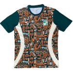 Thailandia Maglia Costa d'Avorio Pre-partita 2024 Verde Thailandia Maglia Costa d'Avorio Pre-partita 2024 Verde