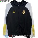 Giacca A Vento Real Madrid 2025/2026 Nero Giallo