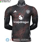 Maglia Manchester United Speciale Giocatori 2025/2026 Nero Rosso