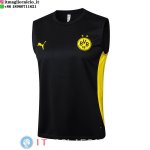 Senza Maniche Maglia Borussia Dortmund 2024/2025 Nero Giallo Senza Maniche Maglia Borussia Dortmund 2024/2025 Nero Giallo