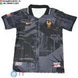Thailandia Maglia Francia Pre partita 2026 Nero Grigio