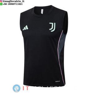 Senza Maniche Maglia Juventus 2025/2026 Nero Rosa