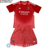Maglia Bambino Real Madrid Portiere 2025/2026 Rosso