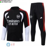 Felpa Da Allenamento Set Completo Arsenal 26-27 Nero Rosso Bianco Felpa Da Allenamento Set Completo Arsenal 26-27 Nero Rosso Bianco