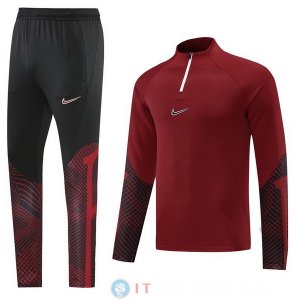 Felpa Da Allenamento Set Completo Nike 22-23 Borgogna