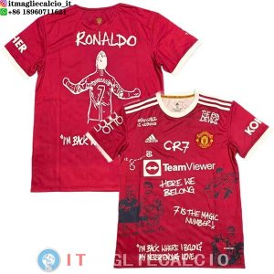 Thailandia Maglia Manchester United Speciale 2025/2026 Rosso I Bianco
