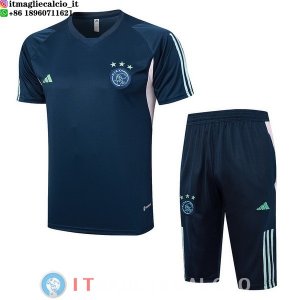 Formazione Maglia Set Completo Ajax 2023/2024 Blu Navy Rosa