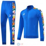 Giacca Set Completo Lunga Zip Puma 22-23 I Blu