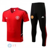 Formazione Set Completo Maglia Manchester United 2022/2023 Rosso I Nero