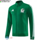 Giacca Lunga Zip Messico 2026 Verde