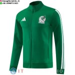 Giacca Lunga Zip Messico 2026 Verde Giacca Lunga Zip Messico 2026 Verde