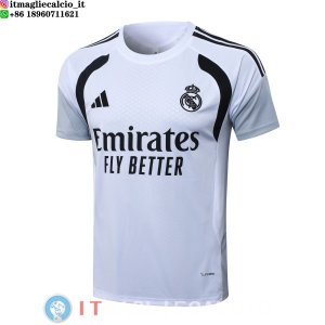 Formazione Maglia Real Madrid 2026/2027 Bianco Nero
