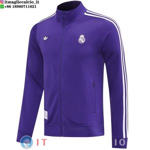 Giacca Lunga Zip Real Madrid 2025/2026 Purpureo
