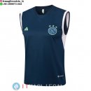 Senza Maniche Maglia Ajax 2023/2024 Blu Navy Rosa