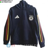 Felpa con Cappuccio Germania 2026 Blu Navy