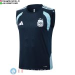 Senza Maniche Maglia Argentina 2026 Blu Navy