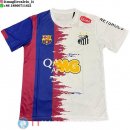Thailandia Maglia Santos FC Speciale 2025/2026 Blu Bianco