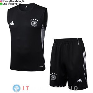 Senza Maniche Set Completo Maglia Germania 2025 Nero
