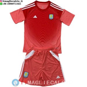 Maglia Bambino Aston Villa Portiere 2025/2026 Rosso
