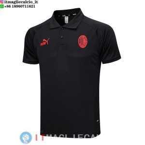 POLO Maglia AC Milan 2023/2024 Nero