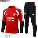 Felpa Da Allenamento Set Completo Arsenal 26-27 Rosso Nero Bianco