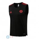 Senza Maniche Maglia Bayern Monaco 2022/2023 Nero Rosso