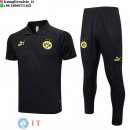 POLO Maglia Set Completo Borussia Dortmund 2023/2024 Nero