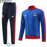 Giacca Lunga Zip Set Completo Lyon 23-24 Blu Rosso