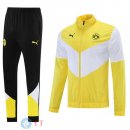 Giacca Set Completo Borussia Dortmund 21-22 Nero Giallo