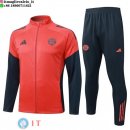 Giacca Set Completo Lunga Zip Bayern Monaco 25-26 Arancione