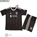 Maglia Bambino liverpool Portiere 2025/2026 Nero