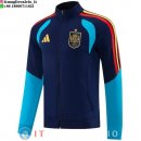 Giacca Full Zip Allenamento Spagna 2026 Blu Navy