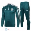 Giacca Set Completo Bayern Monaco 21-22 Verde Bianco