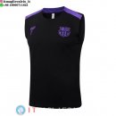 Senza Maniche Maglia Barcellona 2025/2026 Nero Purpureo