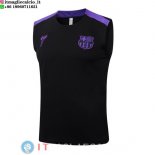 Senza Maniche Maglia Barcellona 2025/2026 Nero Purpureo Senza Maniche Maglia Barcellona 2025/2026 Nero Purpureo
