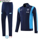 Giacca Full Zip e Pantaloni Allenamento Napoli 2025/2026 Blu I Navy