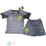 Maglia Bambino Brasile Portiere Coppa Del Mondo 2022