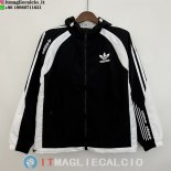 Giacca A Vento Adidas 2023 Nero Bianco